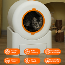 Load image into Gallery viewer, AtomicFactory AutoDome Self-Cleaning Litter Box 2
